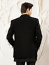Men's Black Jacquard Blazer